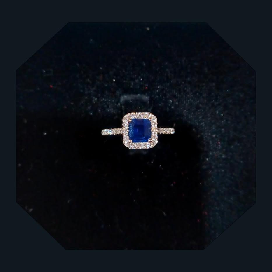 Octagonal Sapphire