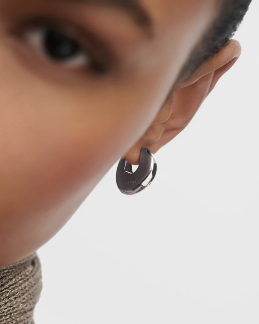 Orecchini a cerchio WAVE