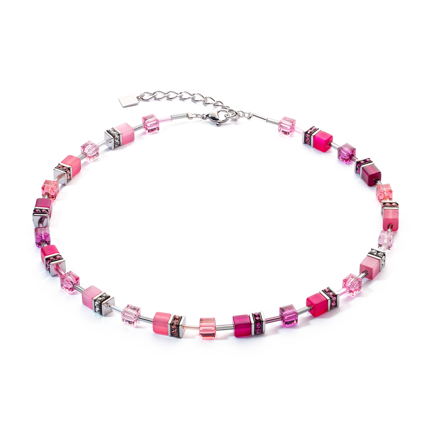 GeoCUBE Iconic Viva Magenta Coeur de Lion Necklace