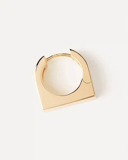 NEW YORK SINGLE HOOP EARRING