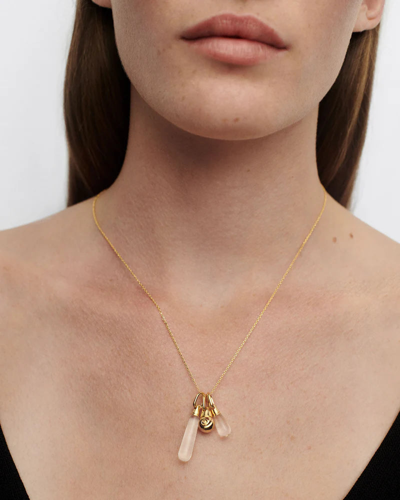 Rock Crystal Pendant Large Drop