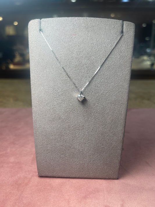 Girocollo Punto Luce in Oro e Diamanti