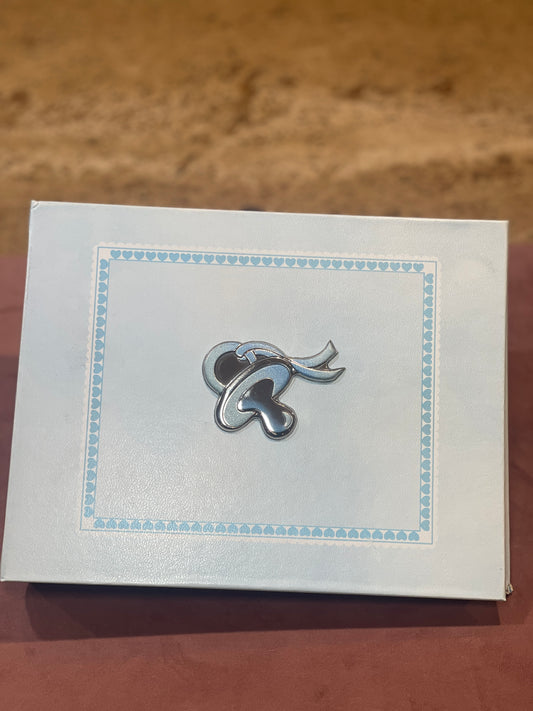 Album Nascita con Ciuccio in Argento