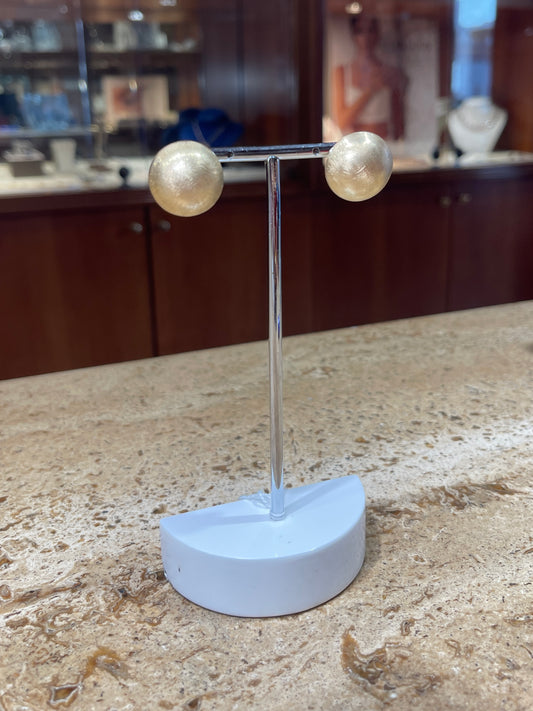 Orecchini Satinati in Argento 925