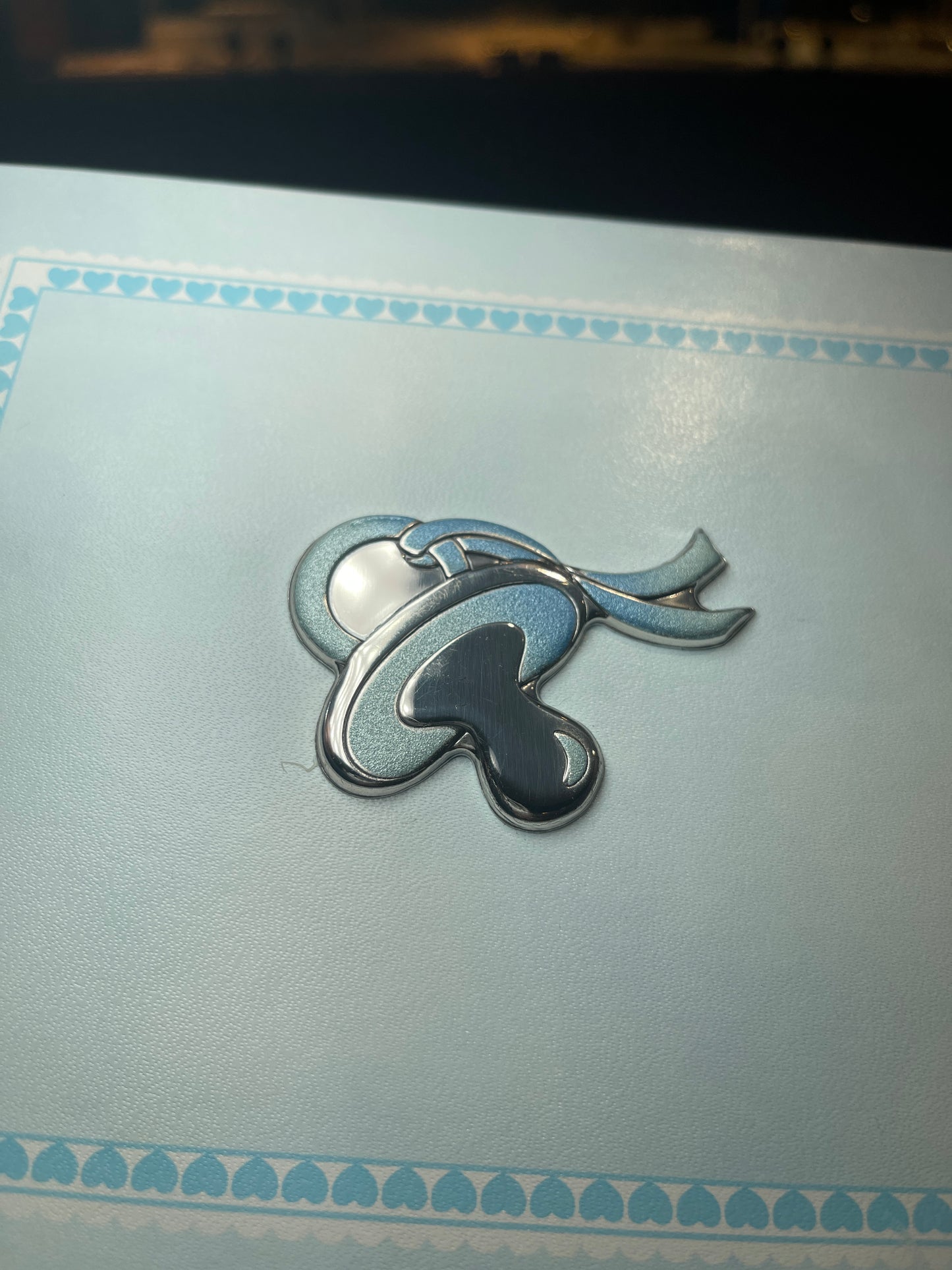 Album Nascita con Ciuccio in Argento