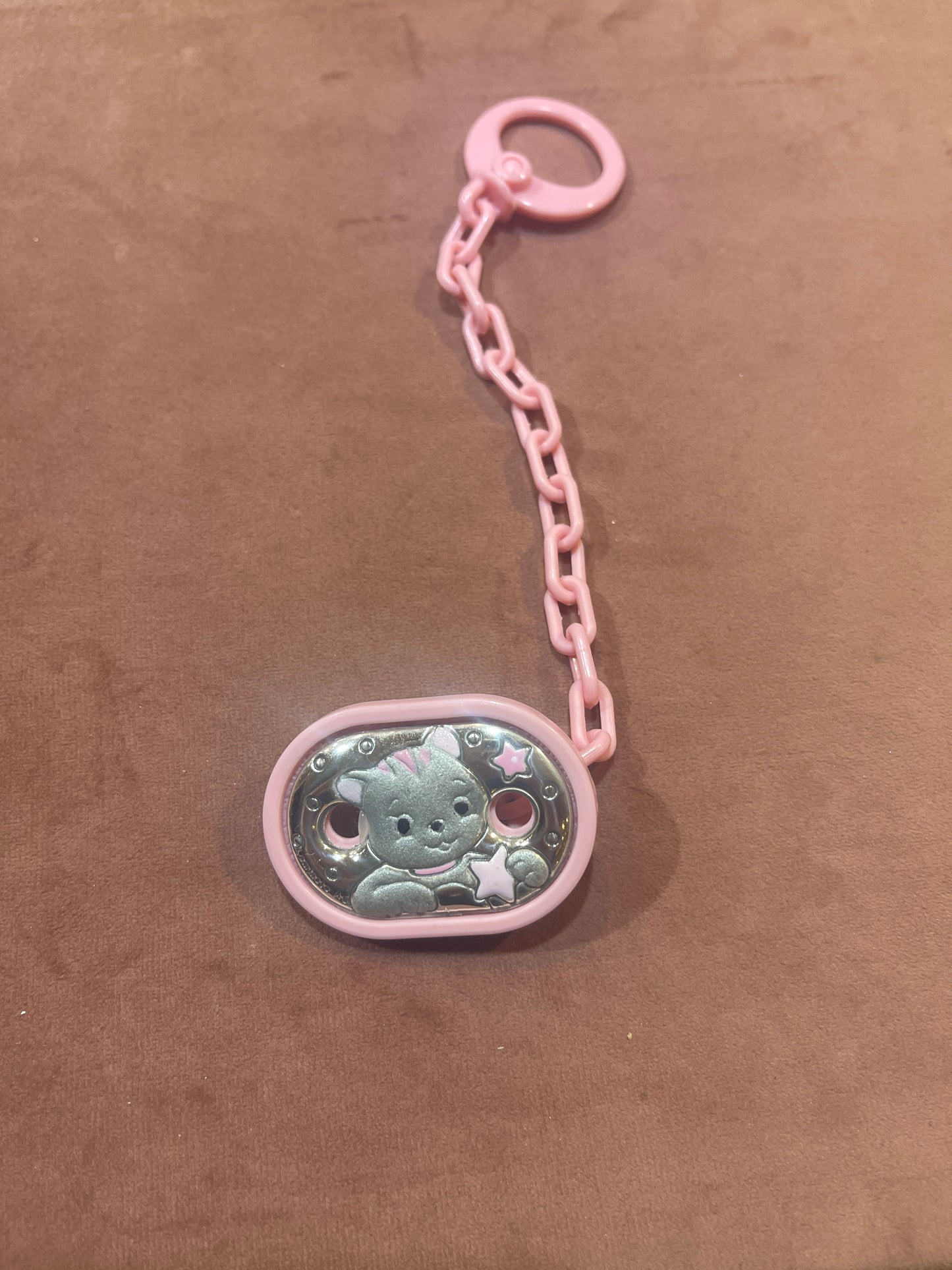Silver Pacifier Holder