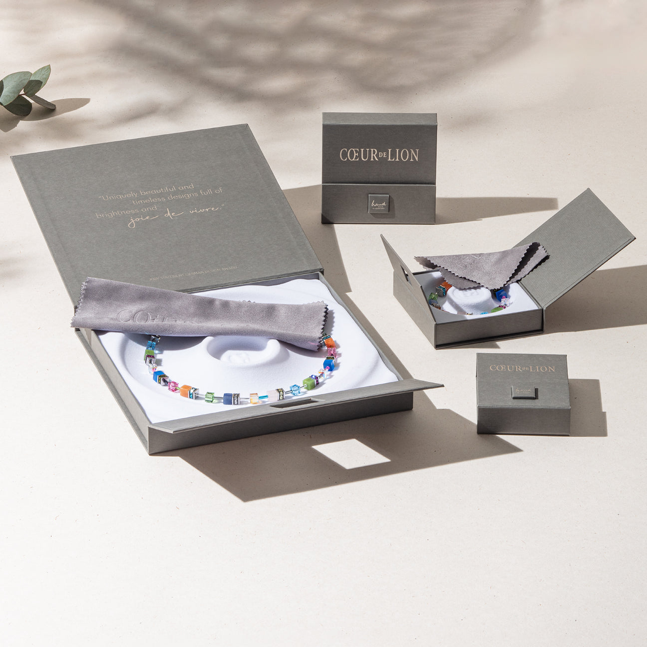 Orecchini GeoCUBE® Iconic Nature oro-bianco