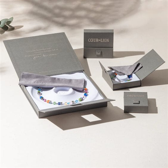 Orecchini Geocube pendente con Perla