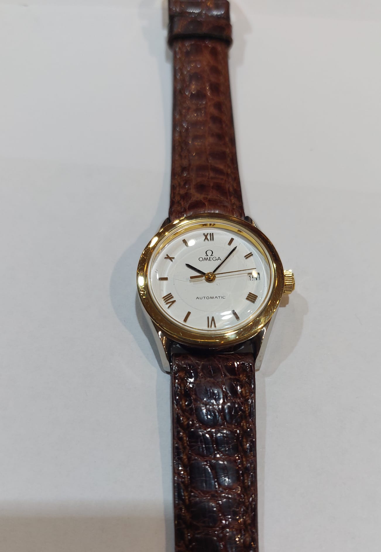 Omega De Ville Automatic 18kt Gold Watch