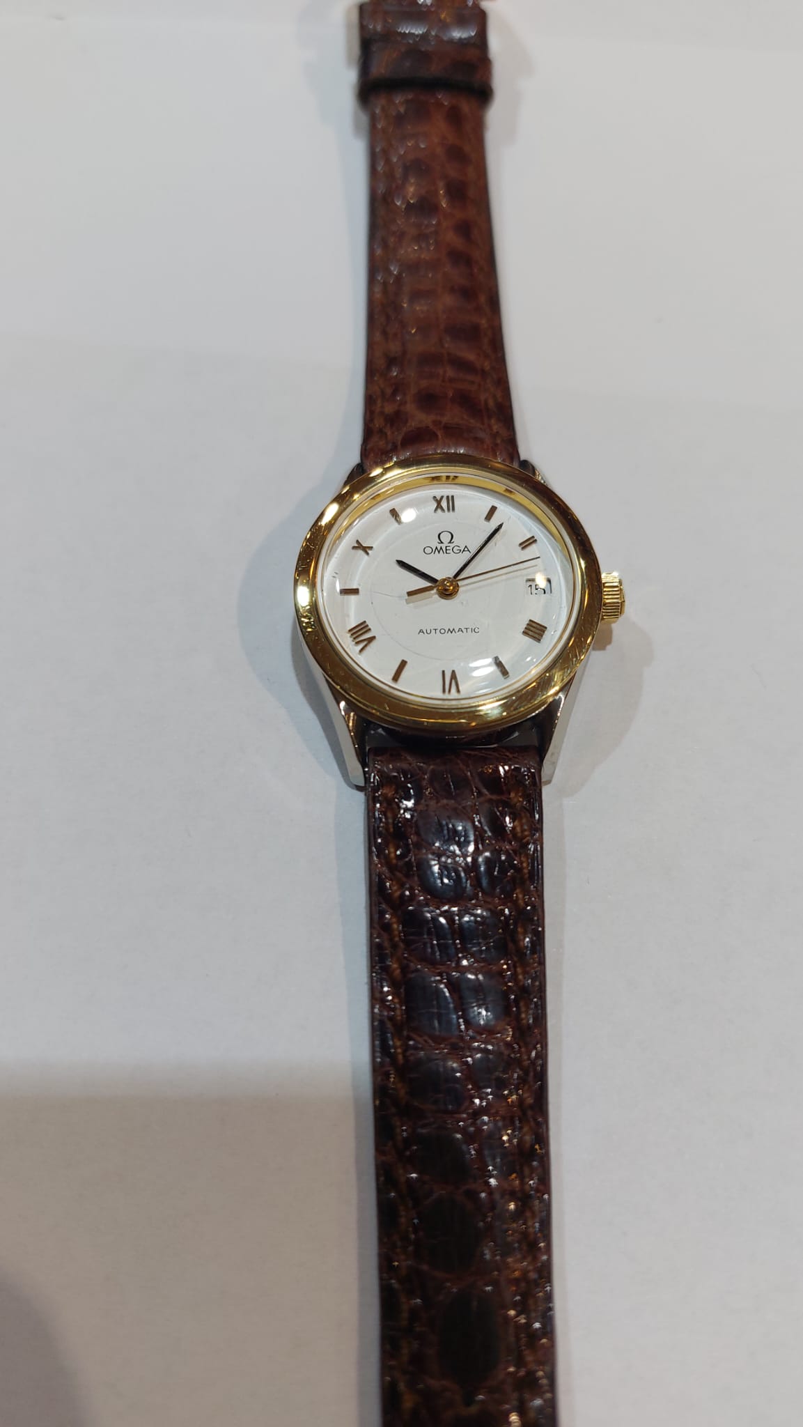 Omega De Ville Automatic 18kt Gold Watch