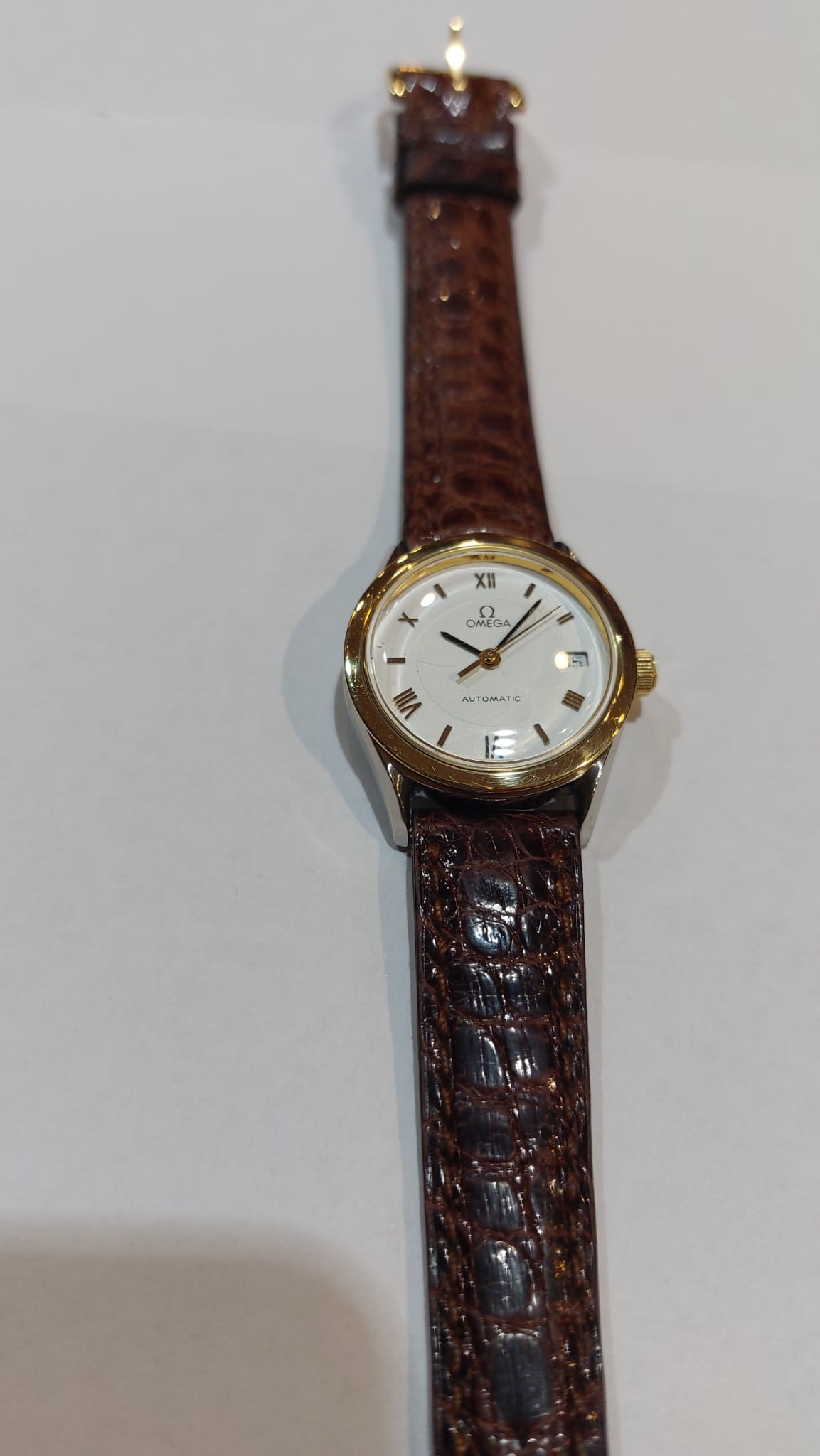 Omega De Ville Automatic 18kt Gold Watch