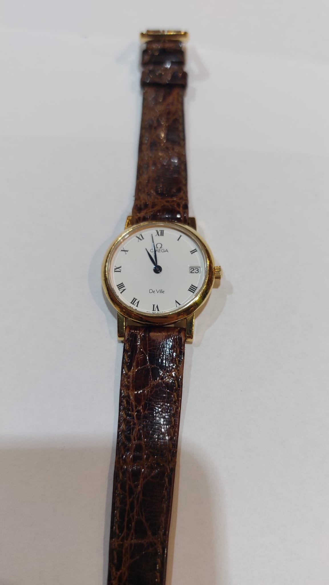 Omega De Ville Automatic 18kt Gold Watch