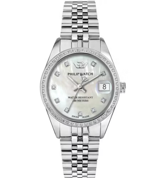 CARIBE URBAN Women's Watch in Steel and Diamonds