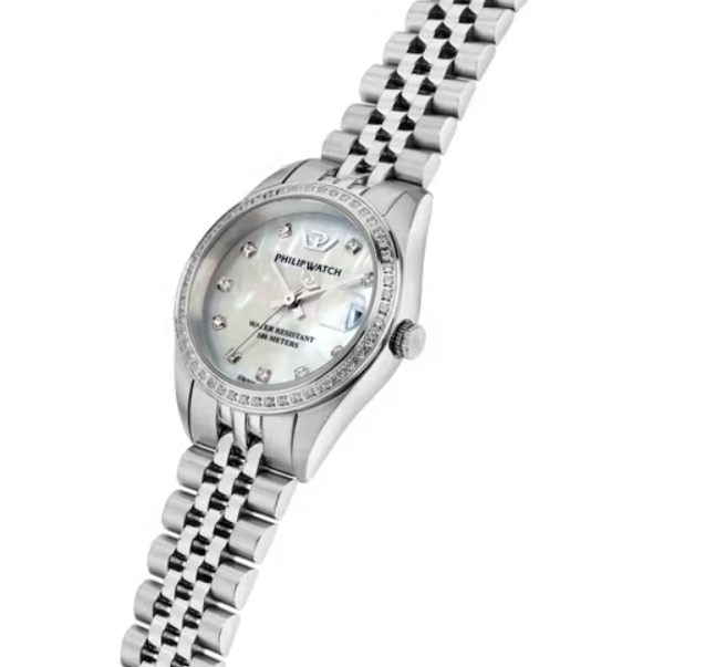 CARIBE URBAN Women's Watch in Steel and Diamonds