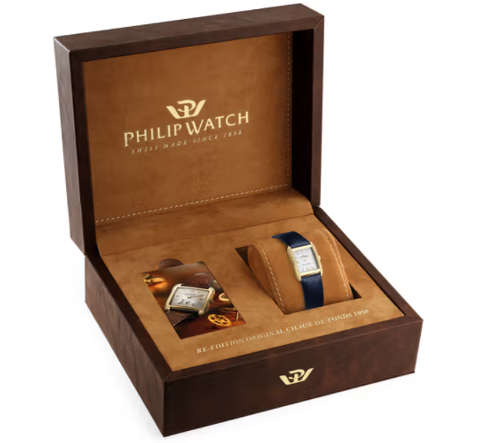 CHAUX DE FONDS Women's Watch in Leather and Diamonds