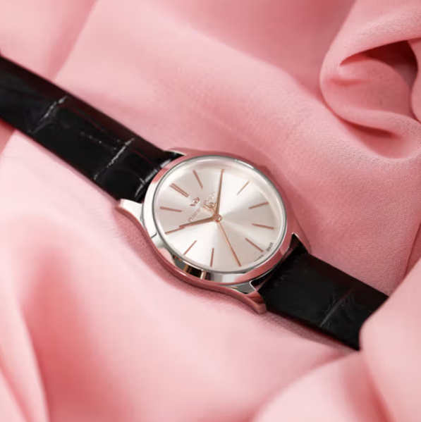 JUST TIME Women's Watch in Leather and Steel