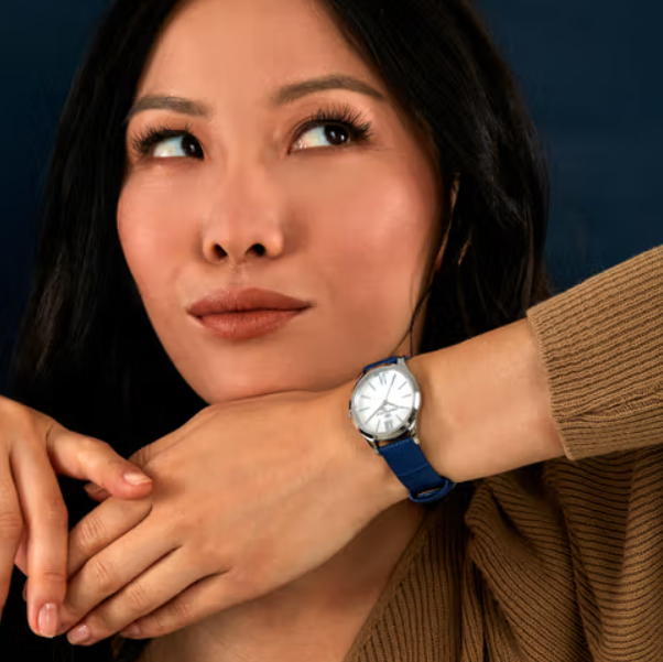 GRACE Women's Watch in Leather and Steel