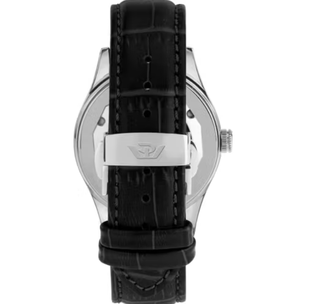 SUNRAY Men's Watch in Leather and Steel