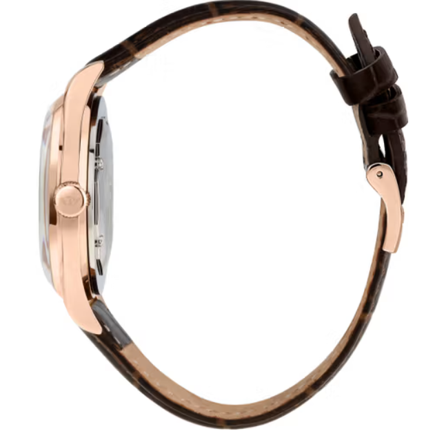 SUNRAY Men's Watch in Leather and Steel