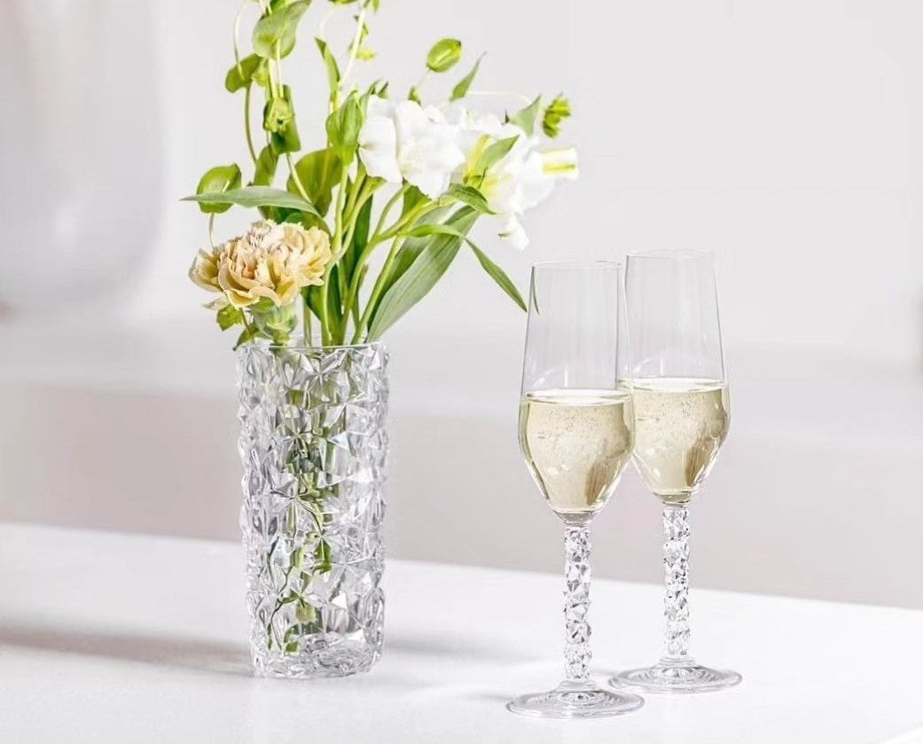 Orrefors carat pair flutes