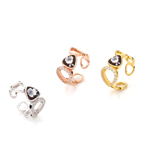 Italian Cameo Ring A 95