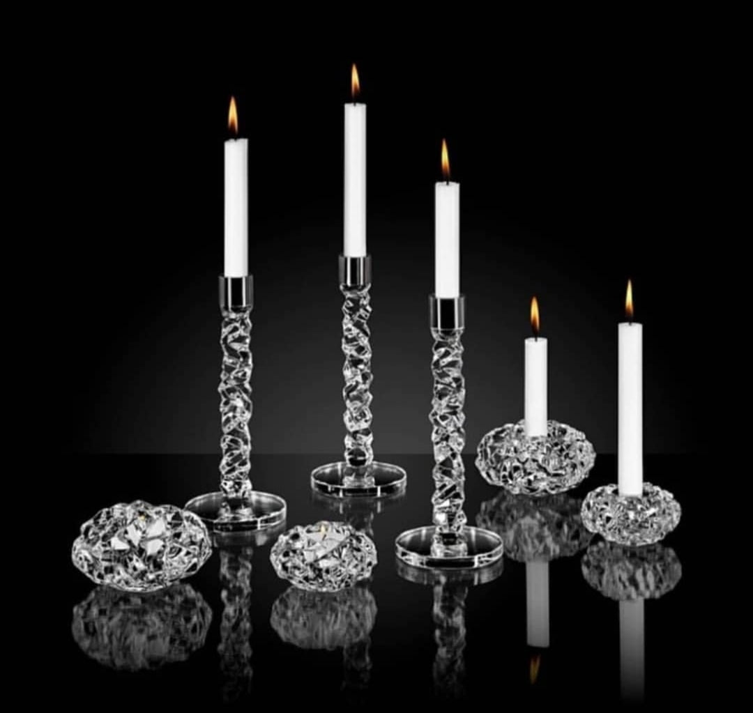 Orrefors CARAT candelabra