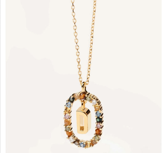 Letter D pendant PDPAOLA