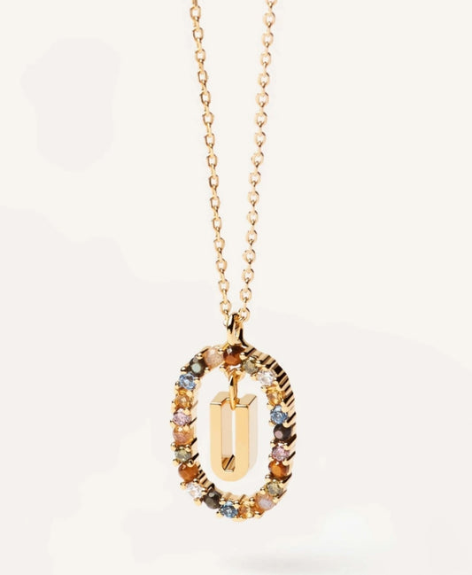 Letter U pendant PDPAOLA