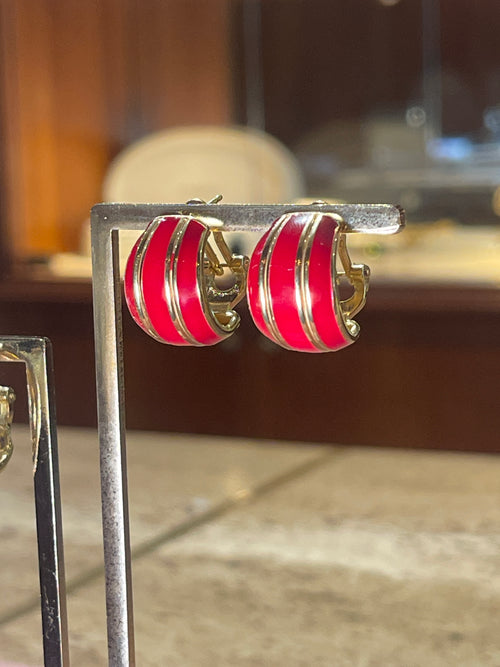 Orecchini con smalto in Argento 925