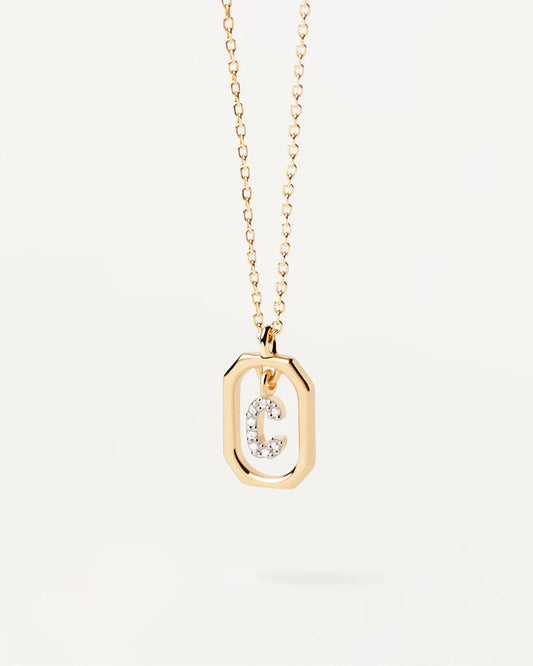 Collana Con Lettera C Mini
