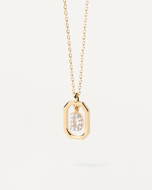 Collana Con Lettera D Mini