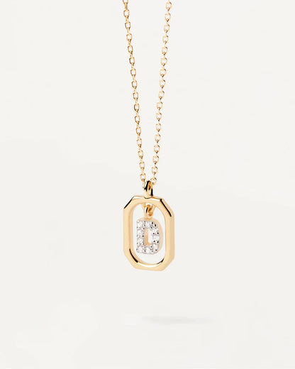 Collana Con Lettera D Mini