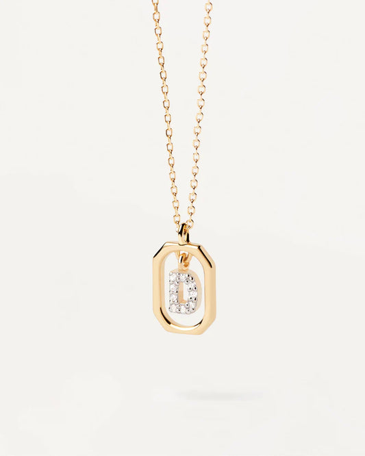 Collana Con Lettera D Mini