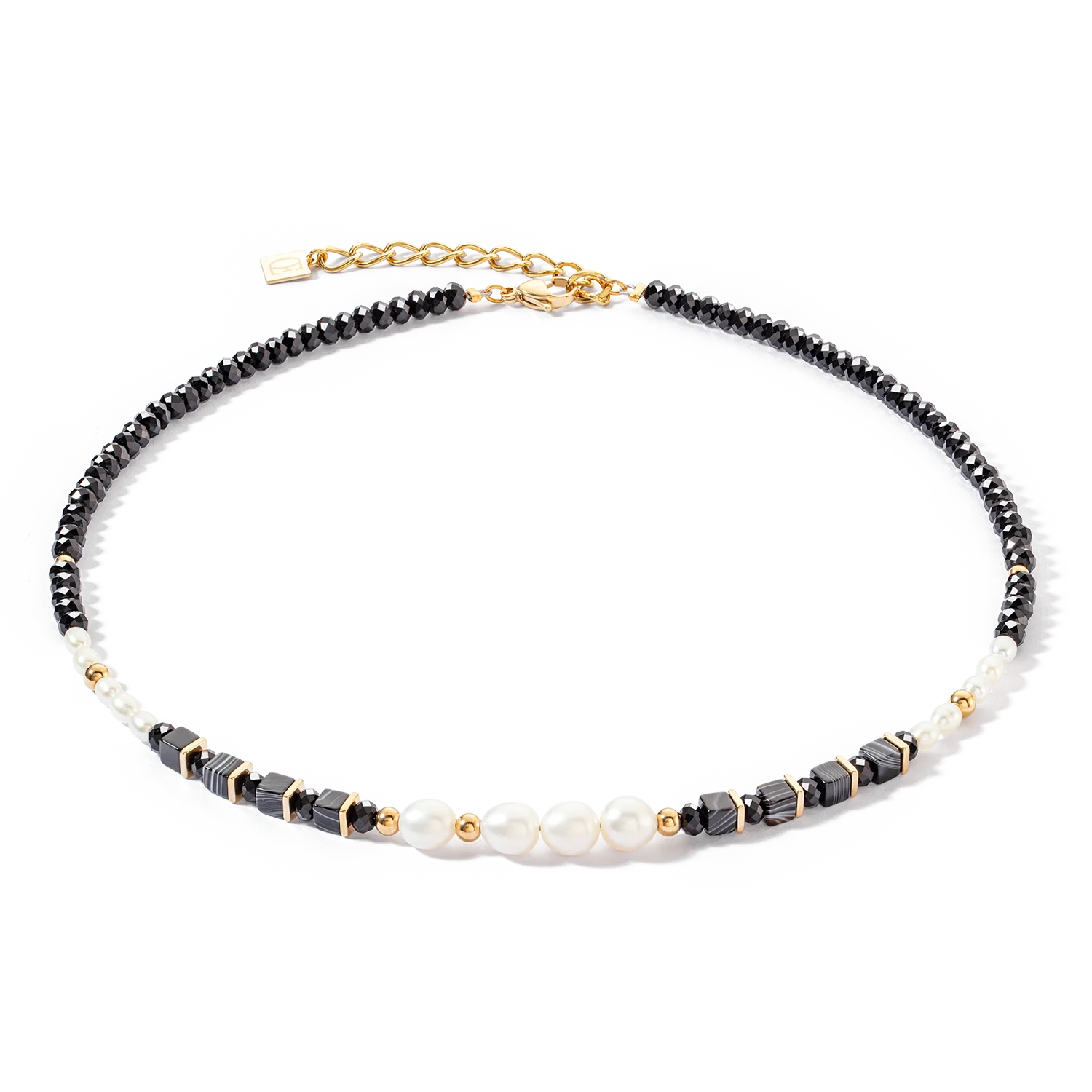 Collana Pearls & Onyx oro