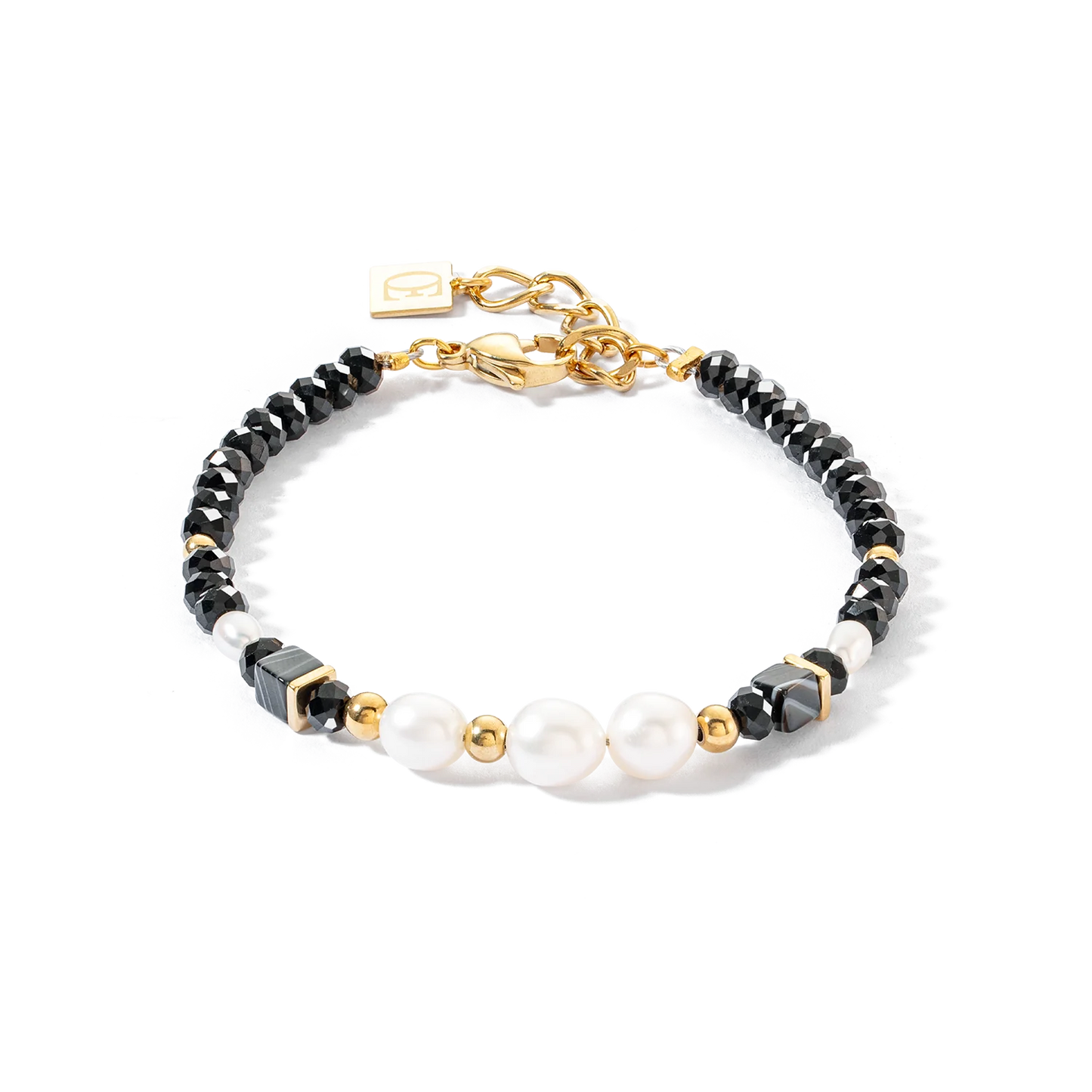 Bracciale Pearls & Onyx oro