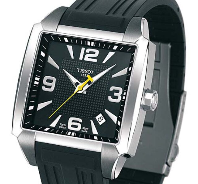 Orologio da Uomo in Acciaio e Caucciù