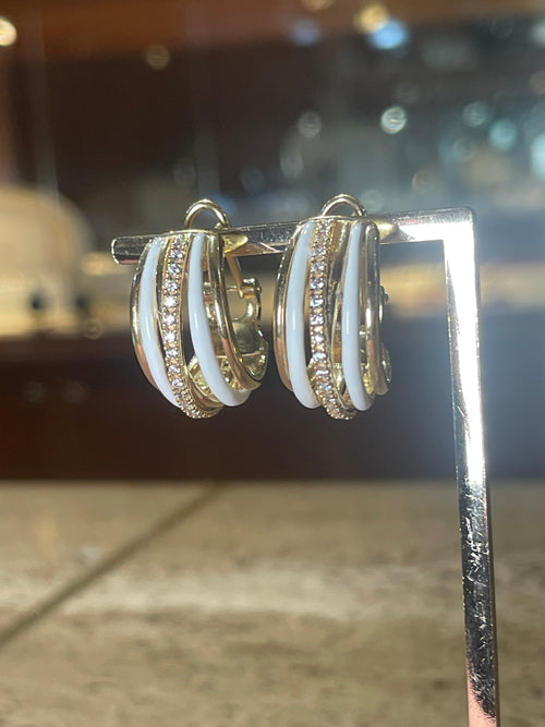 Orecchini con Smalto in Argento 925