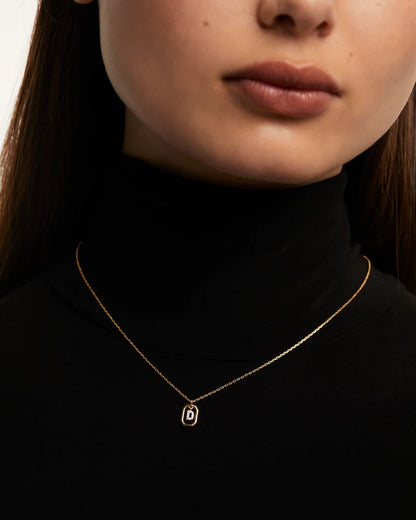 Collana Con Lettera D Mini