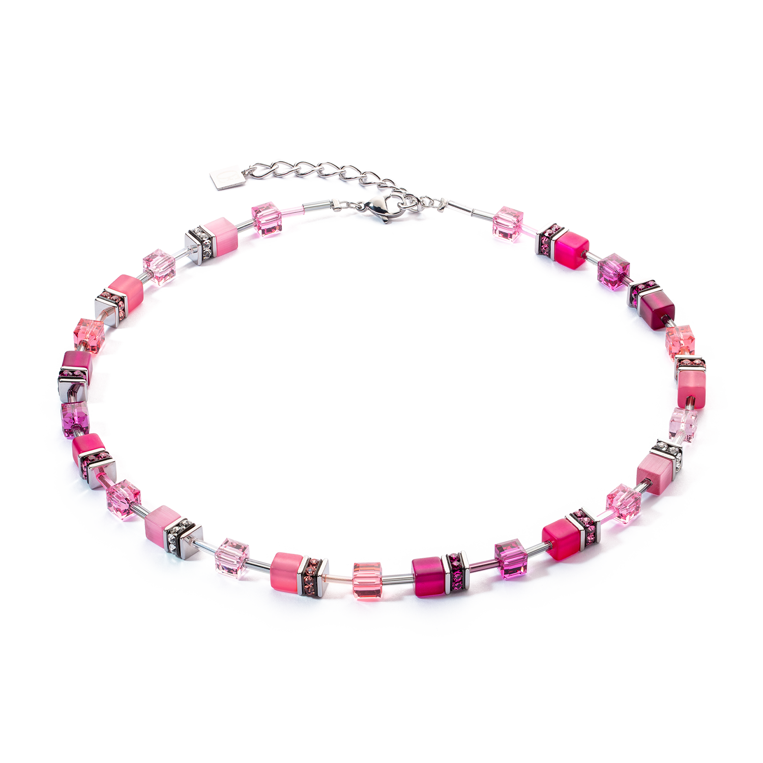 Collana GeoCUBE Iconic Viva Magenta Coeur de Lion