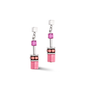Geocube Iconic Viva Magenta Earrings