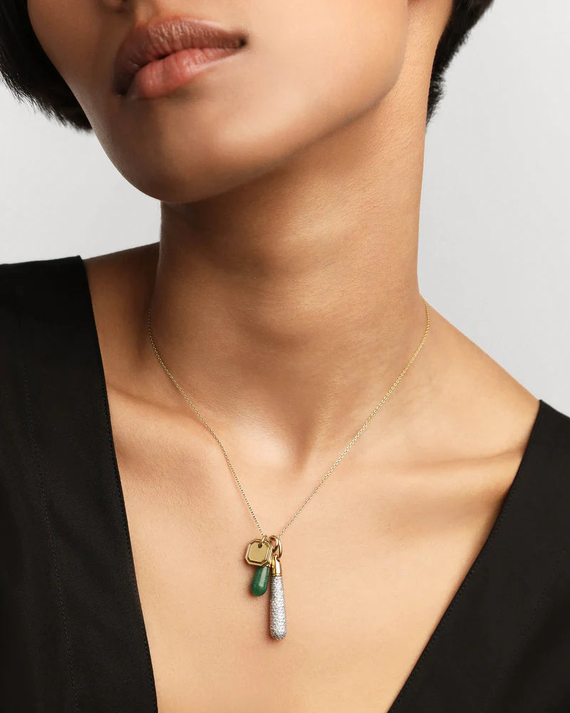 Pavé Large Drop Pendant