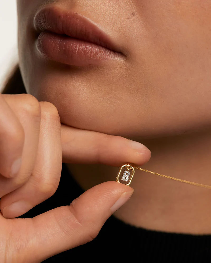 Collana Con Lettera B Mini