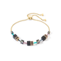 Bracciale GeoCUBE® Iconic Nature Chain nero multicolor