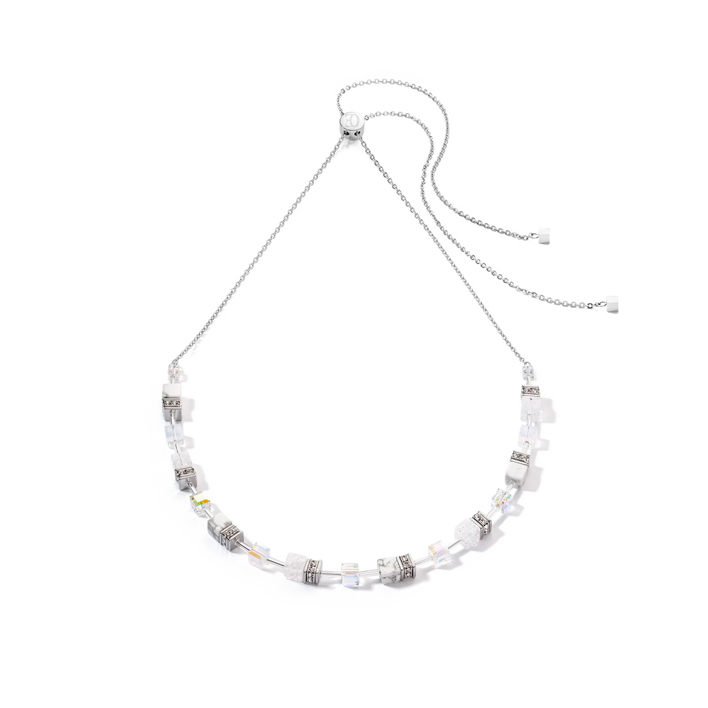 Geocube Iconic Nature Chain Necklace Black Multicolor