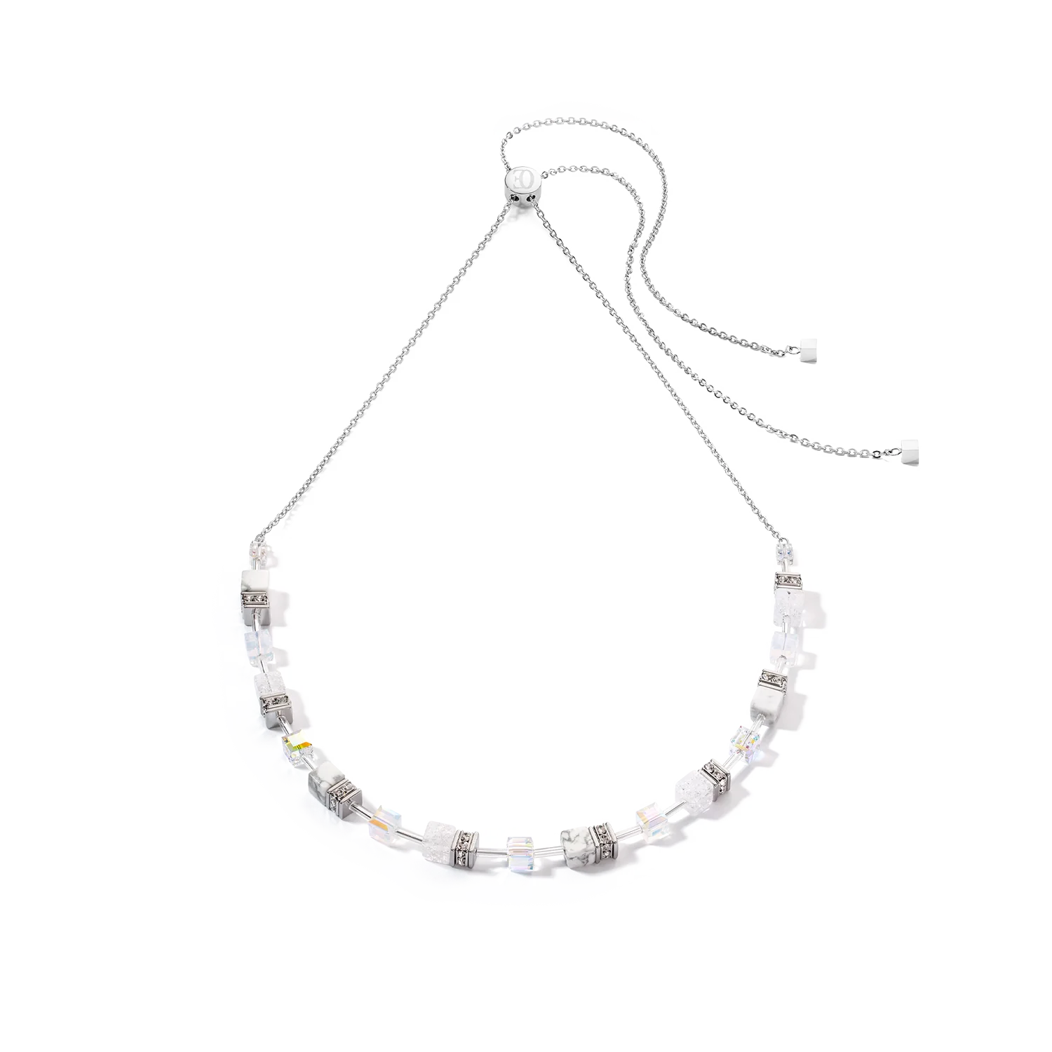Geocube Iconic Nature Chain Necklace Black Multicolor