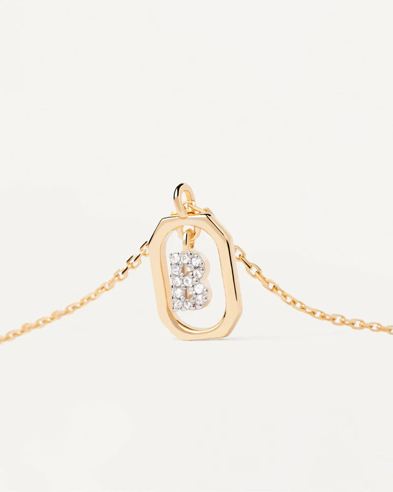 Collana Con Lettera B Mini