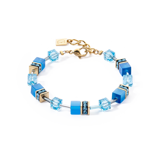 Bracciale GeoCUBE® Iconic Mono Oro turchese