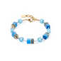 Bracciale GeoCUBE® Iconic Mono Oro turchese