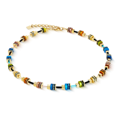 Collana Autumn Glow Cube multicolore