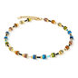 Collana Autumn Glow Cube multicolore